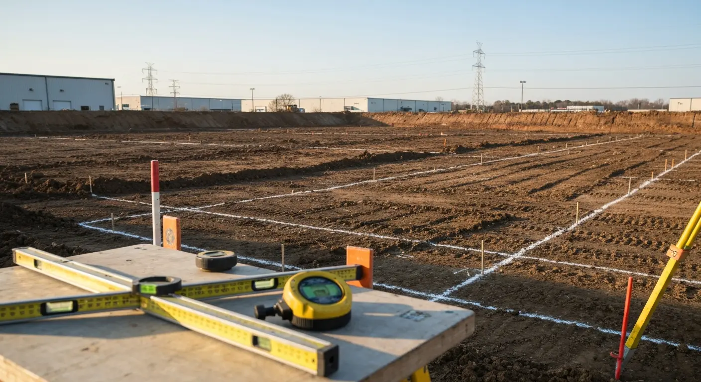 Base work and site preparation