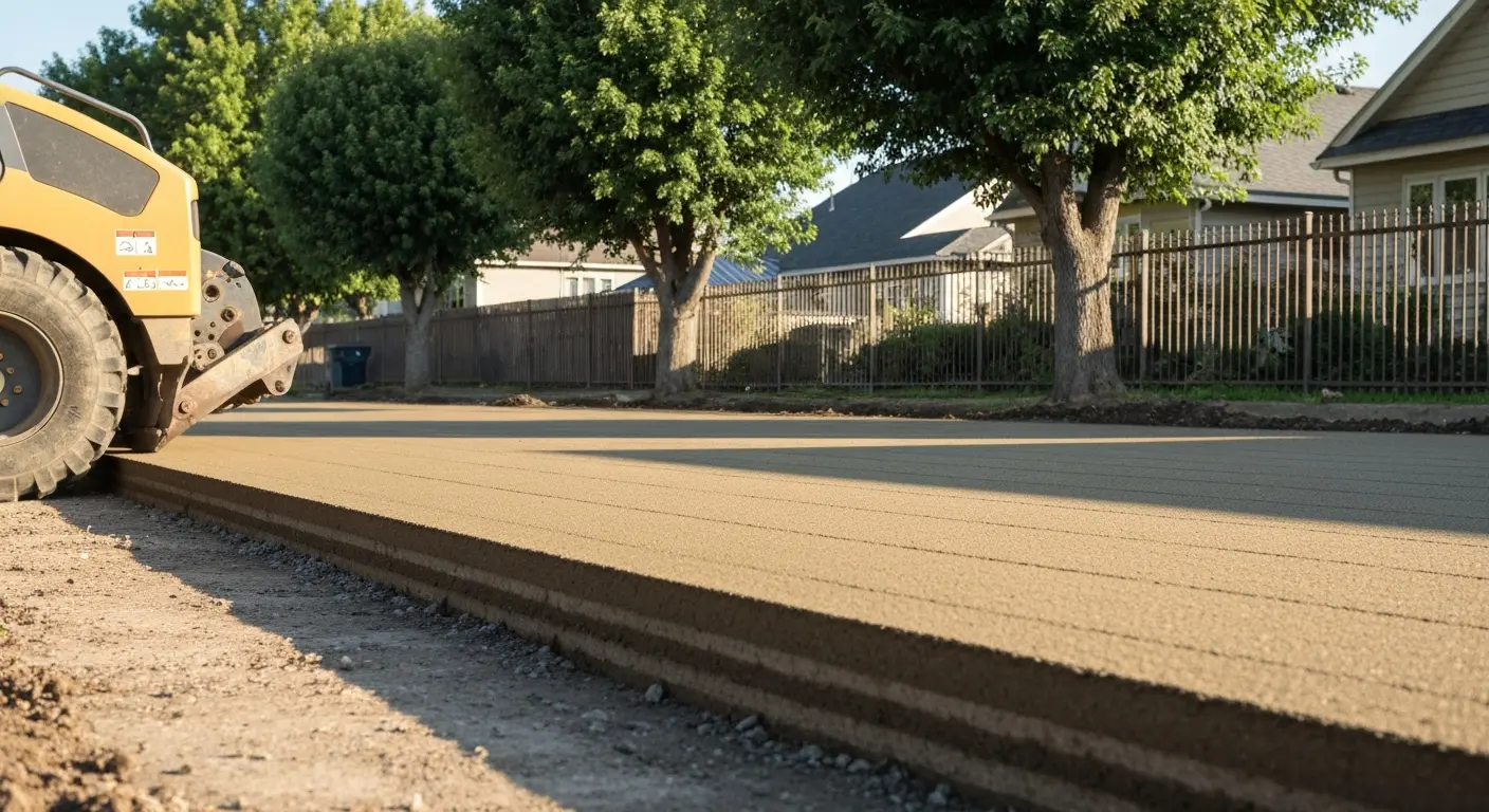 Base preparation work