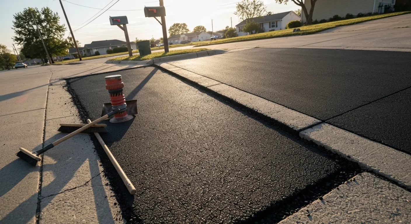 Base work and asphalt repair