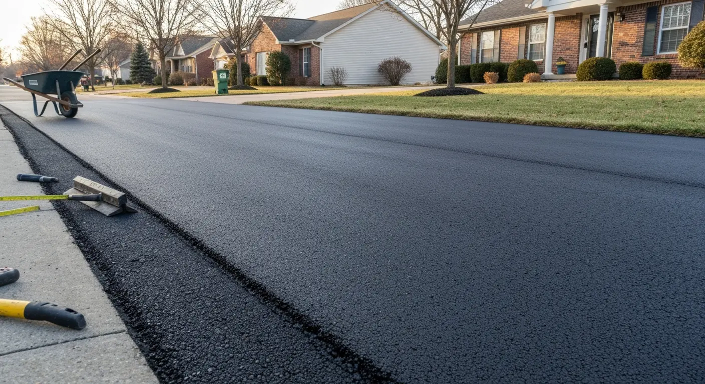 Driveway paving service