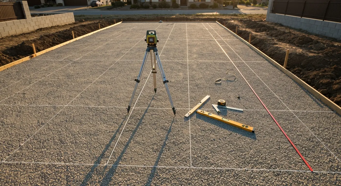 Site preparation and base work