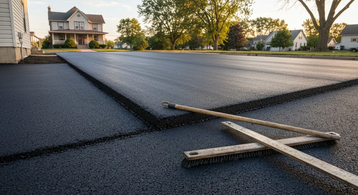 Asphalt paving service
