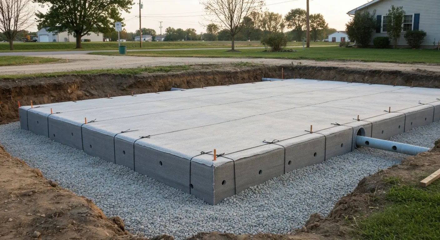 Drainage system installation