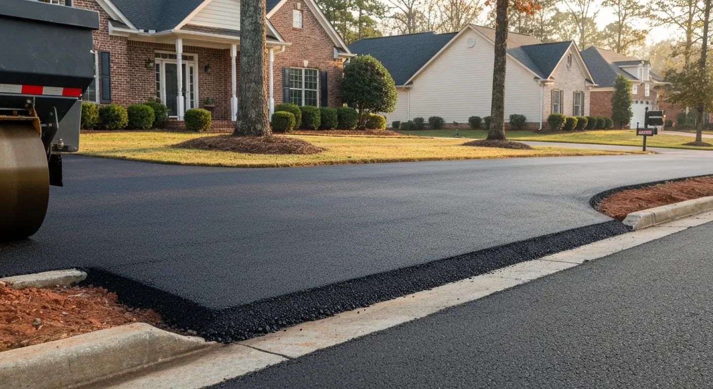 Driveway paving project