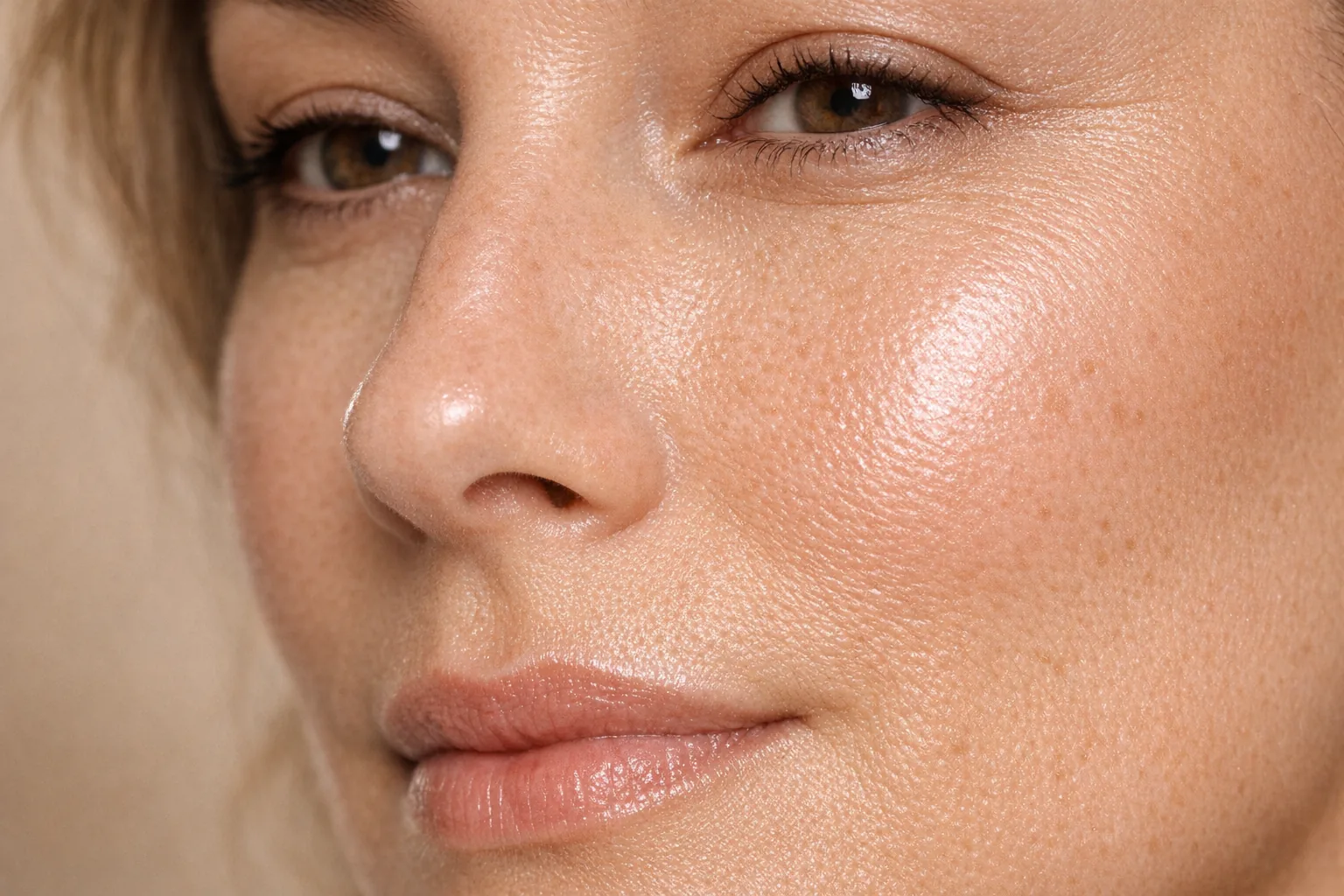 Close-up skin texture detail