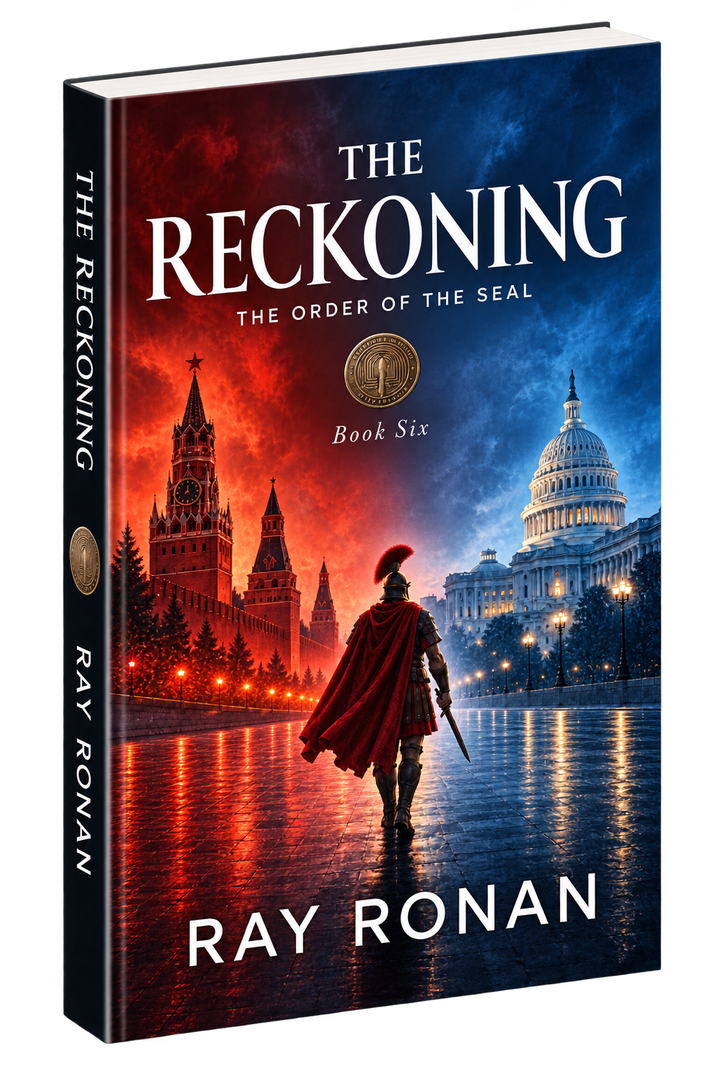 The Reckoning by Ray Ronan, 3D book cover