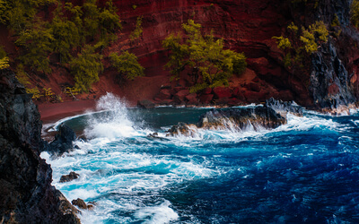 Red Sand Beach, Hana, East Maui