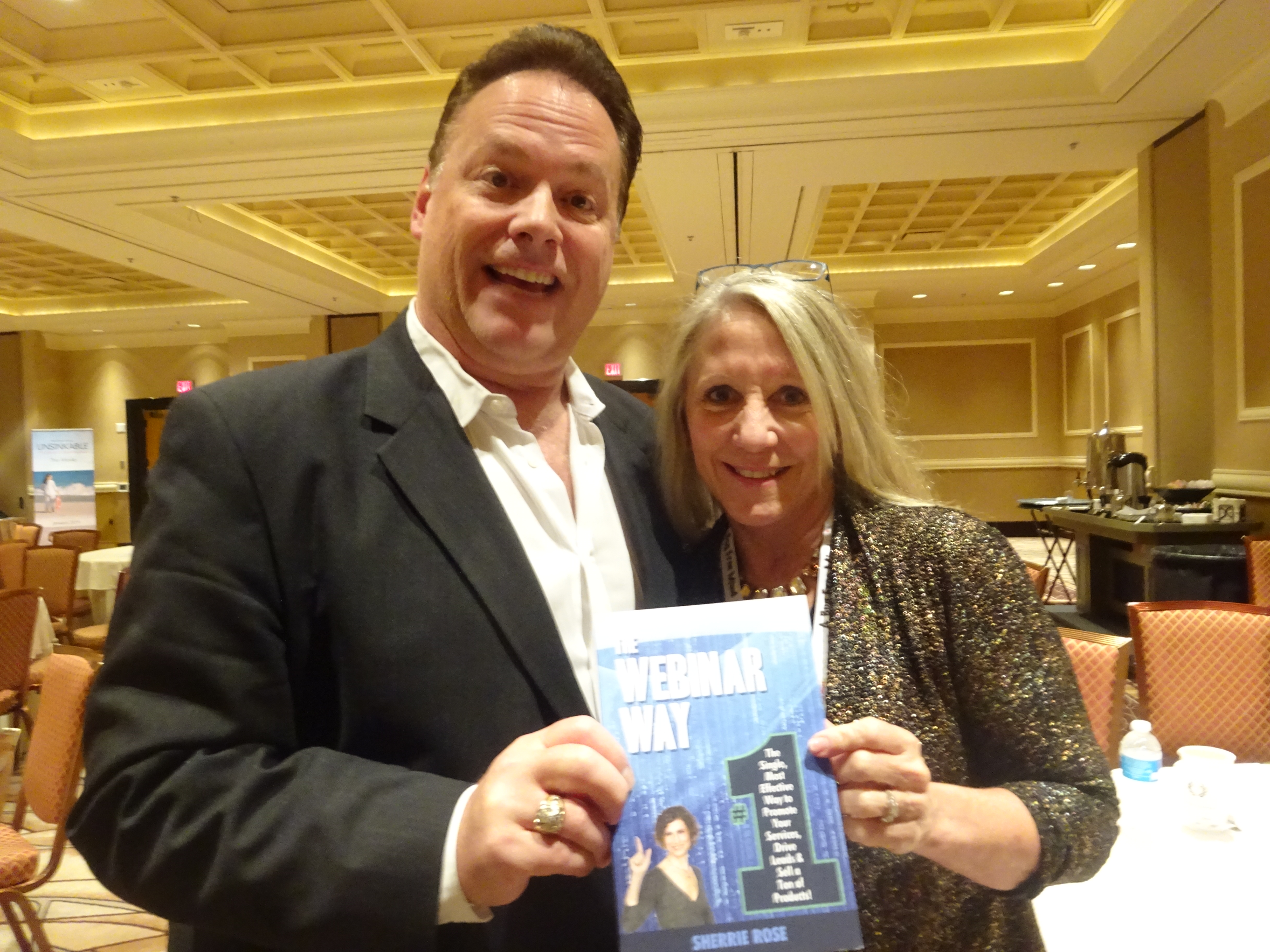 Photo of book, The Webinar Way by Sherrie Rose, author