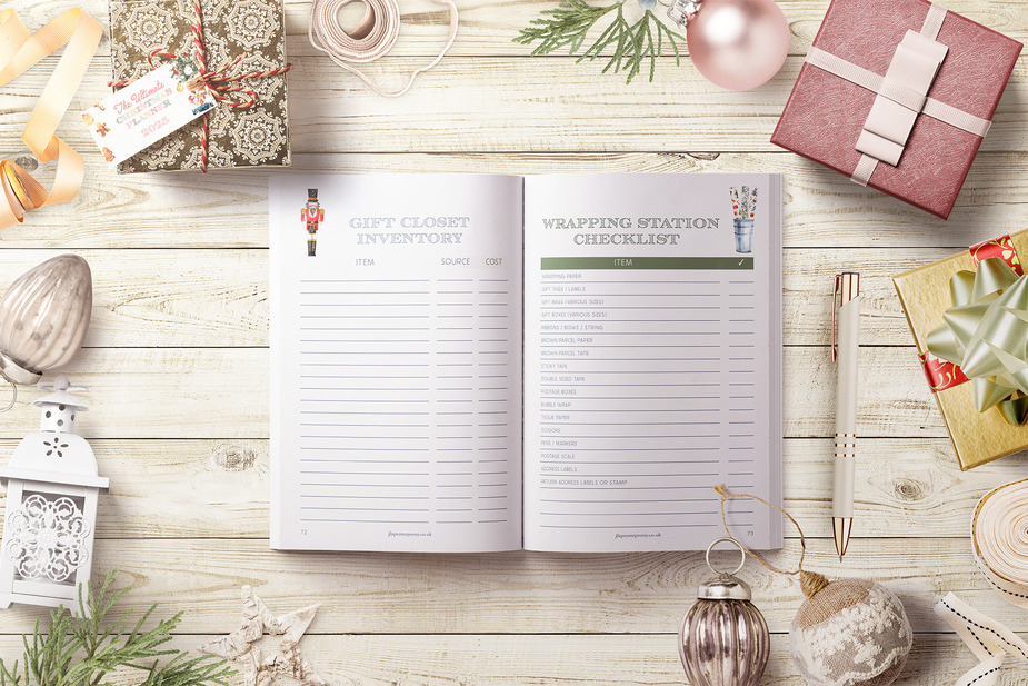 Gift Closet Inventory and Wrapping Station Checklist