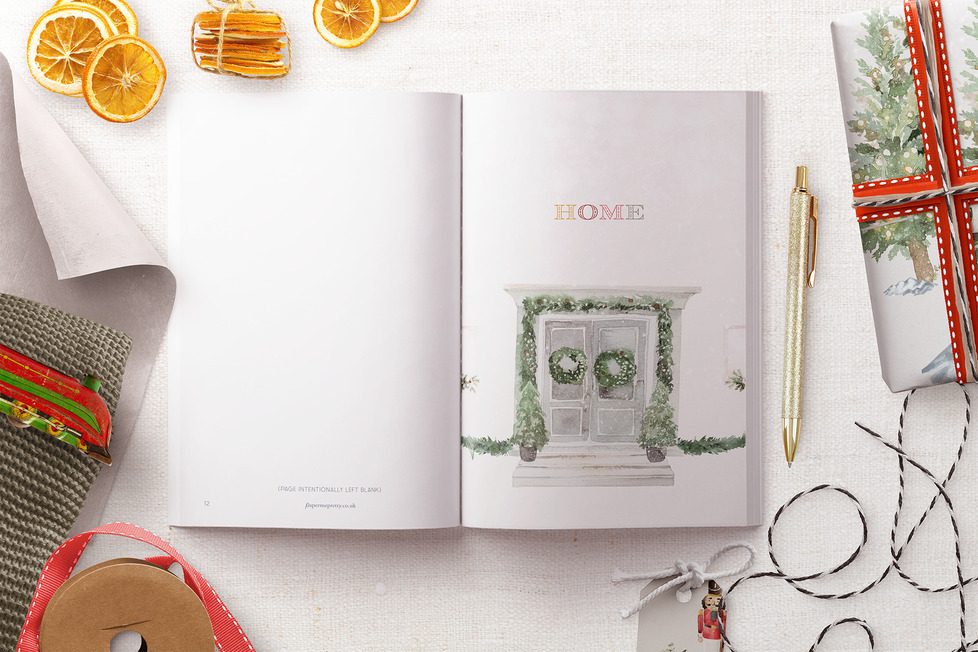 Home section inside the planner