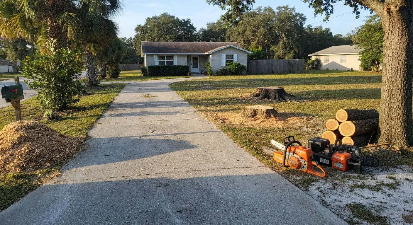 Fallen tree removal