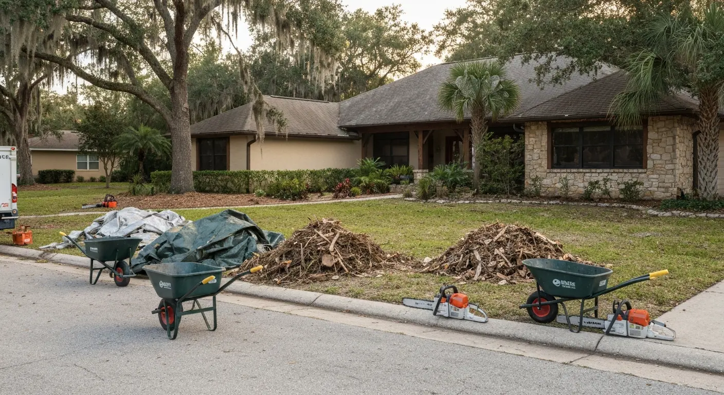 Storm cleanup service
