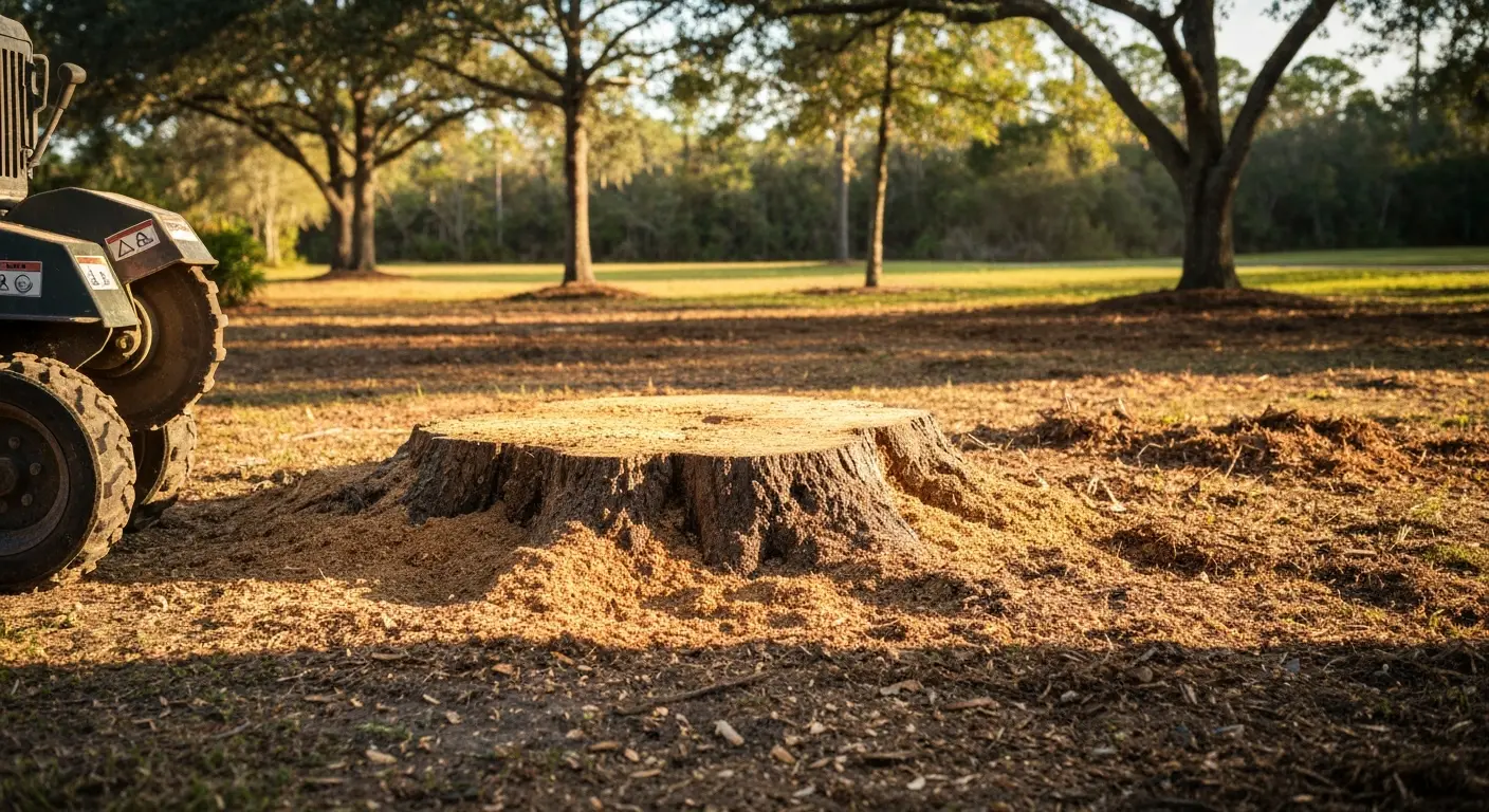 Stump grinding
