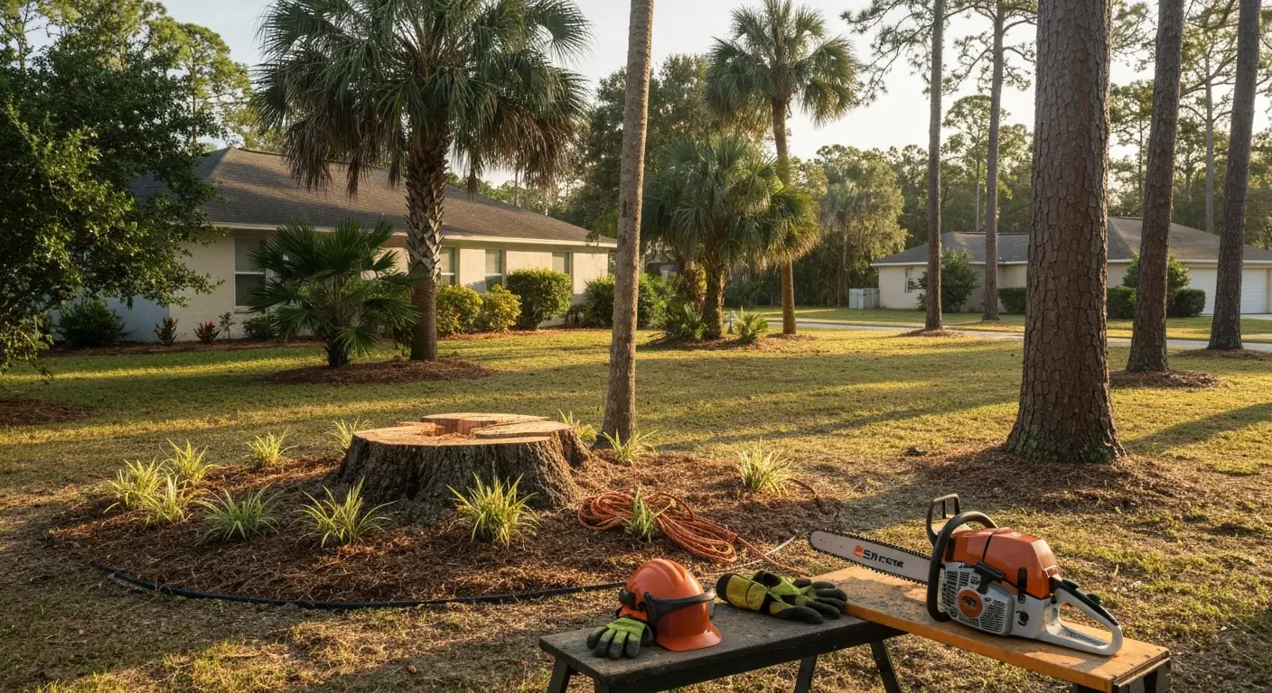 Safe tree removal in Dunnellon