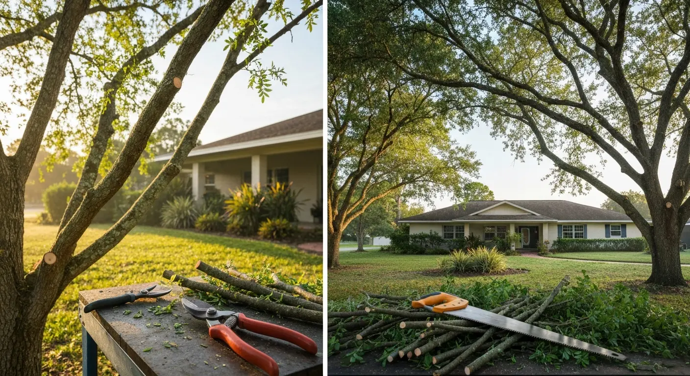 Professional tree pruning service