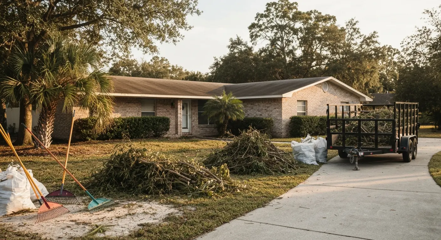 Storm cleanup service