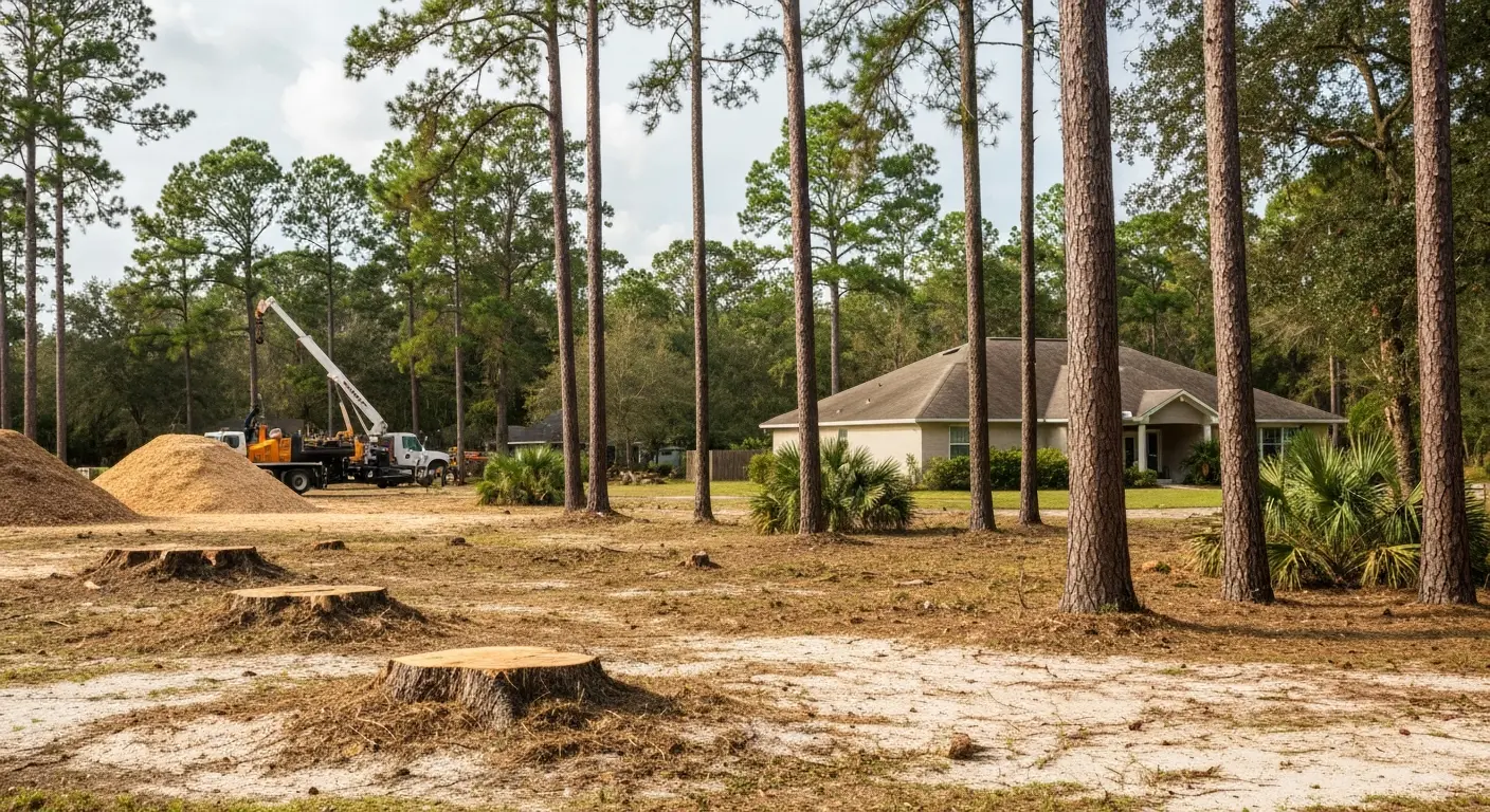 Storm damage tree removal in Dunnellon