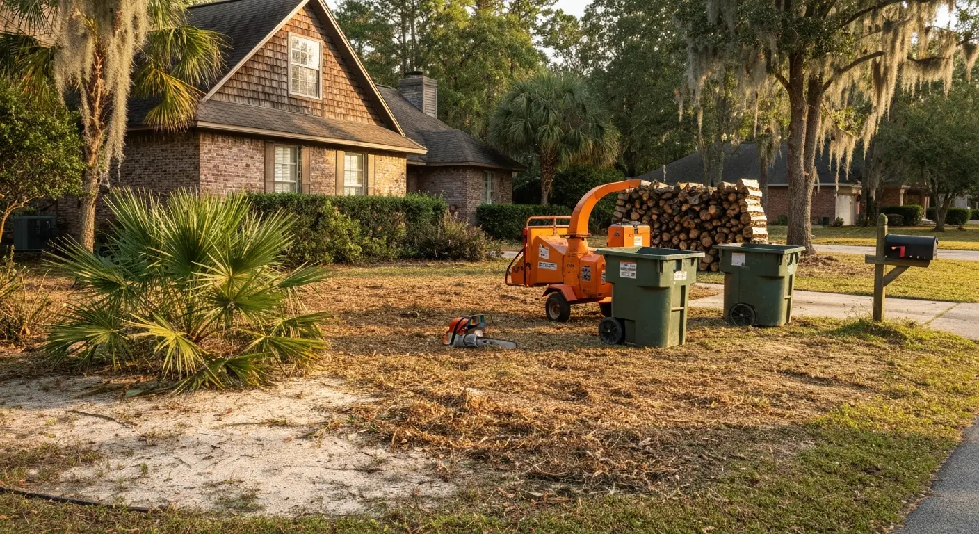 Fallen tree removal service