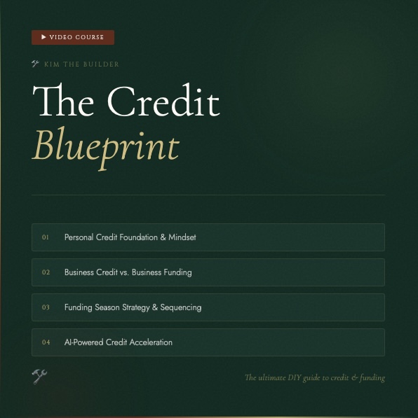 The Credit Blueprint Course