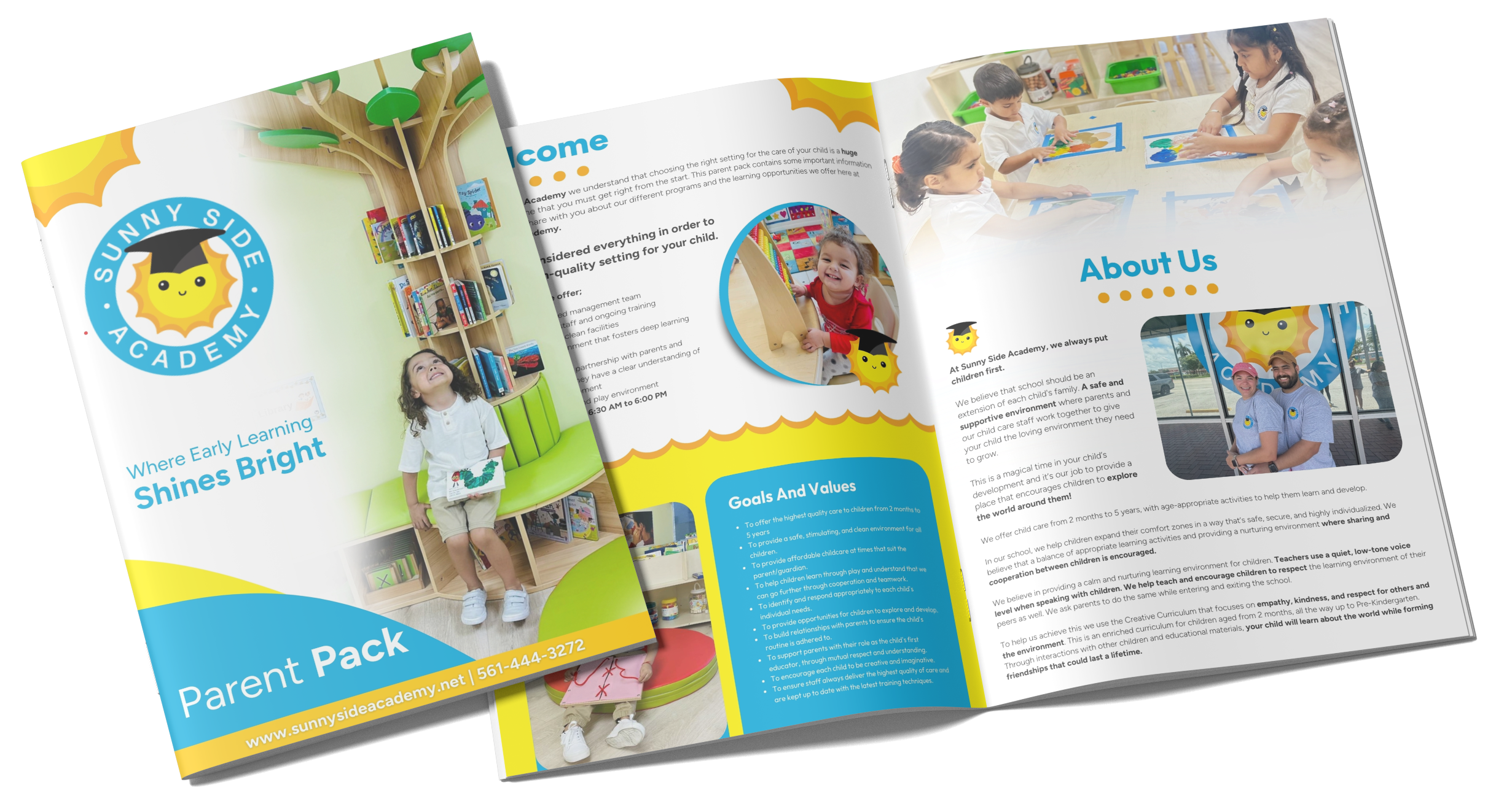 Parent Pack guide for sunny side academy daycare