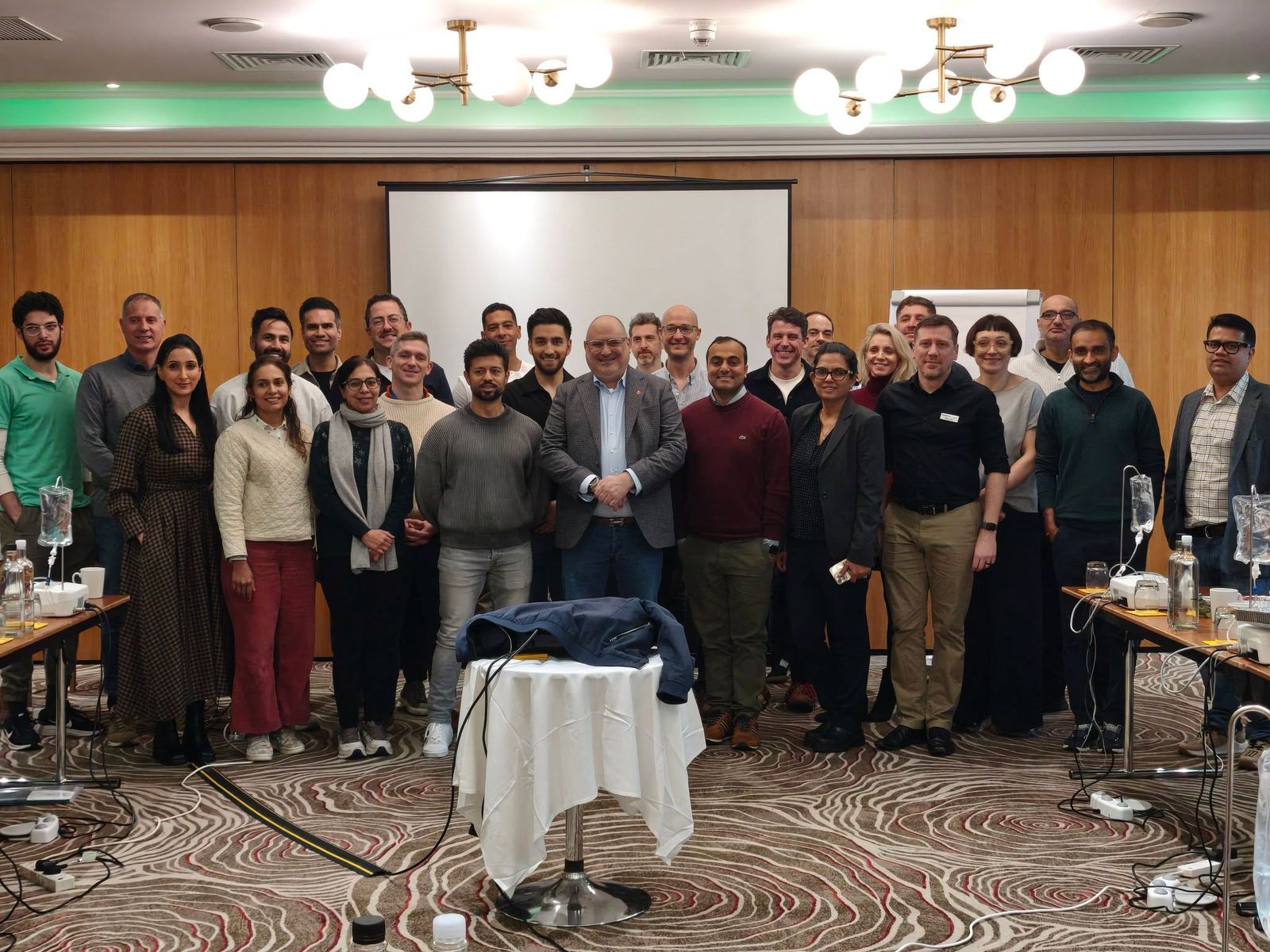 Course delegates with Dr. Stavros