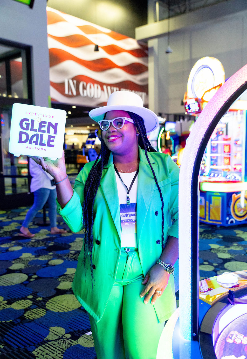 Host welcoming guests at Experience Glendale Day