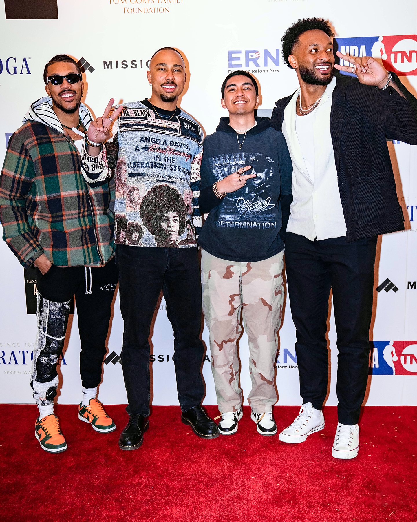 Red carpet group photo