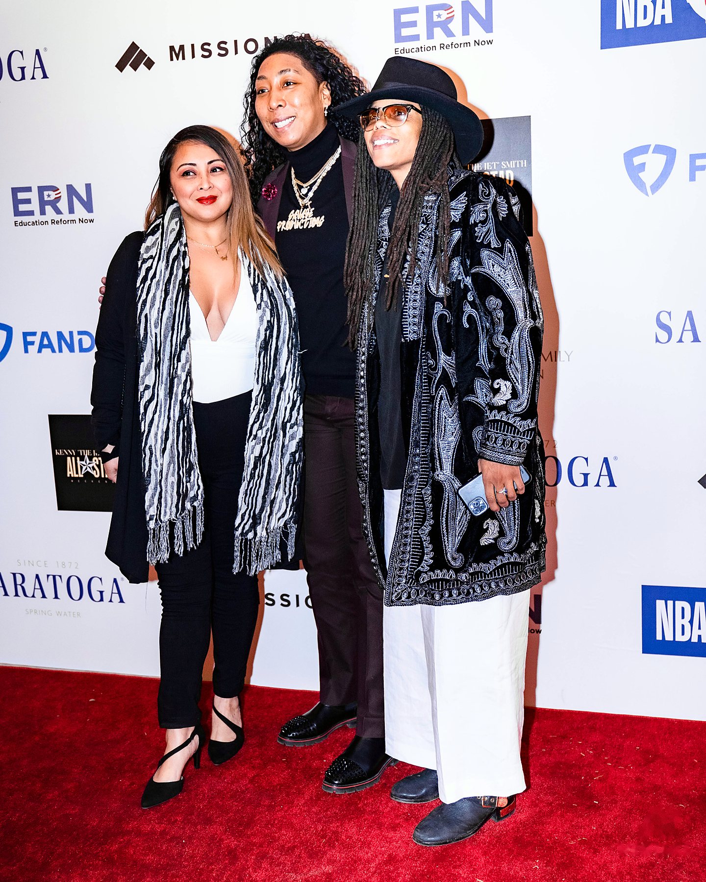 Guests arriving on the red carpet