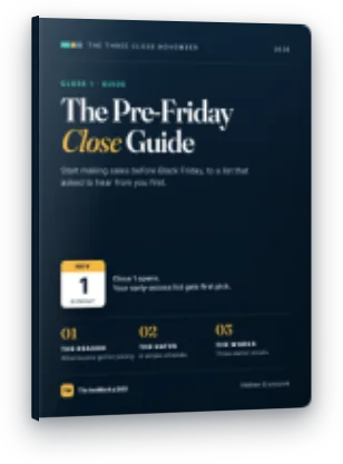 The Pre-Friday Close Guide cover