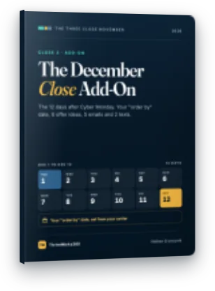 The December Close Add-On cover