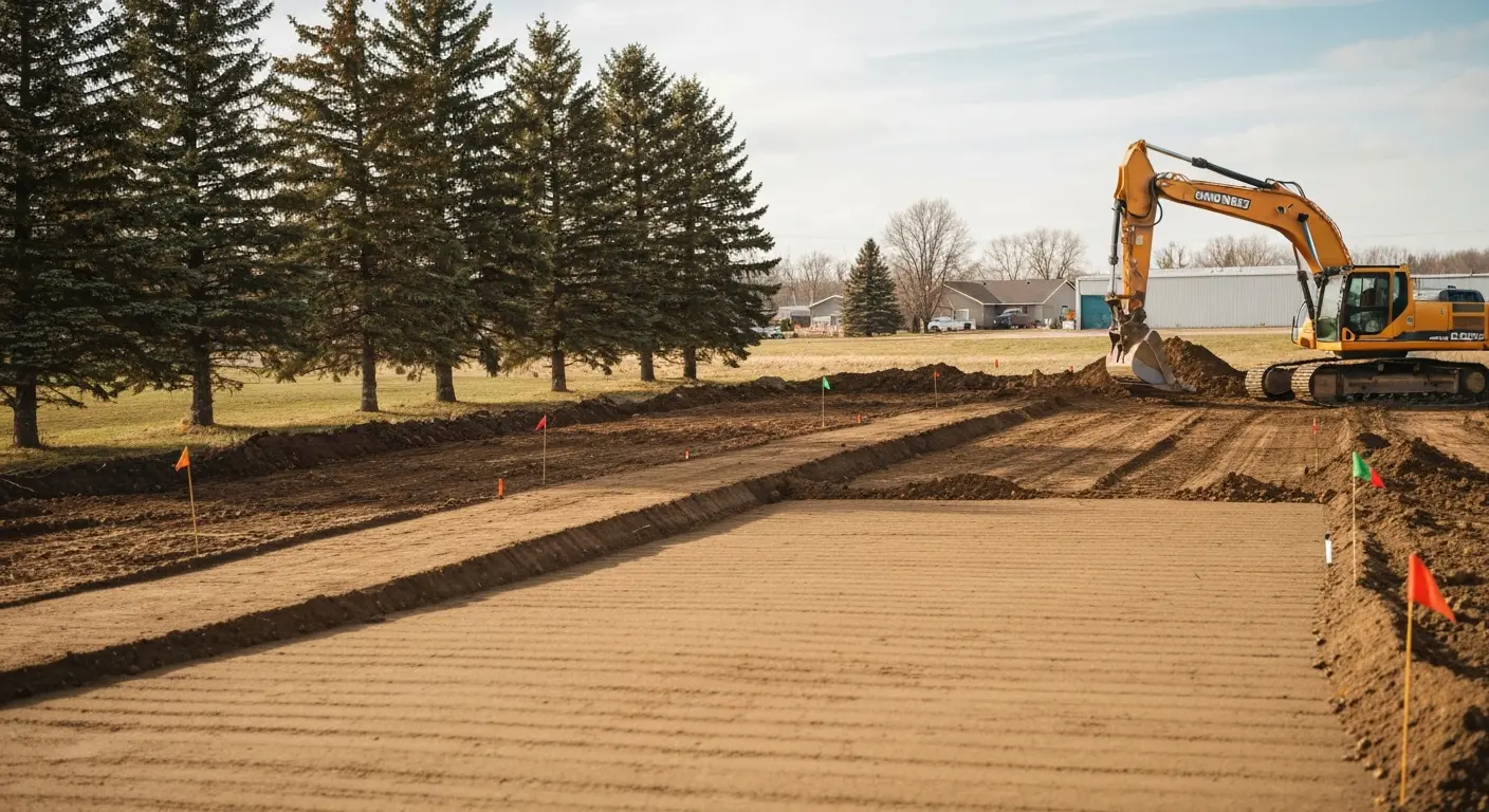 Excavation and site preparation