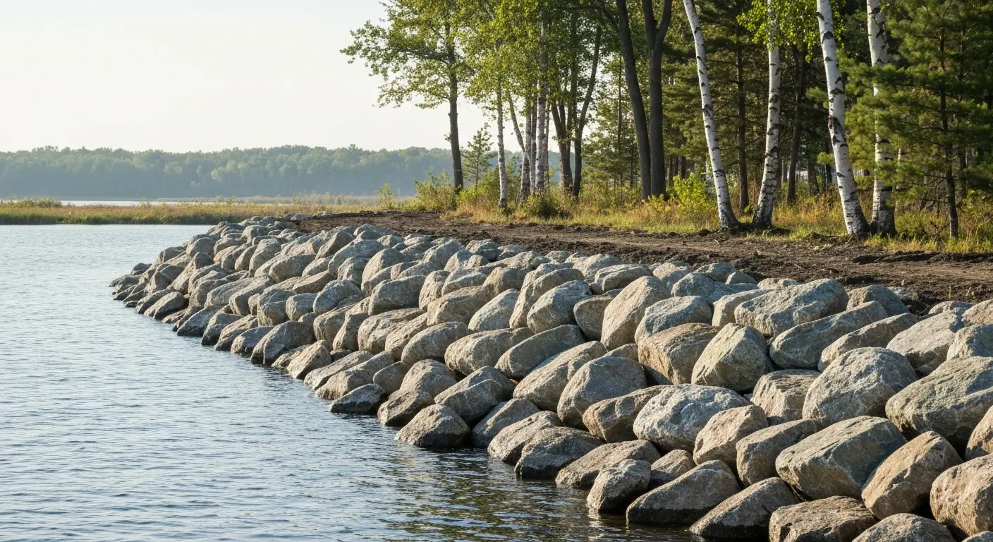 Shoreline stabilization project