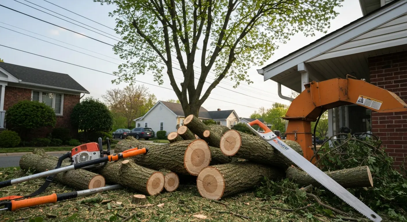 Tree limb removal and pruning