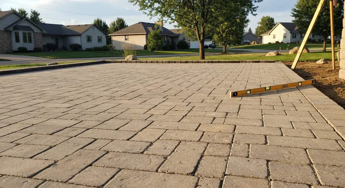 Paver patio project