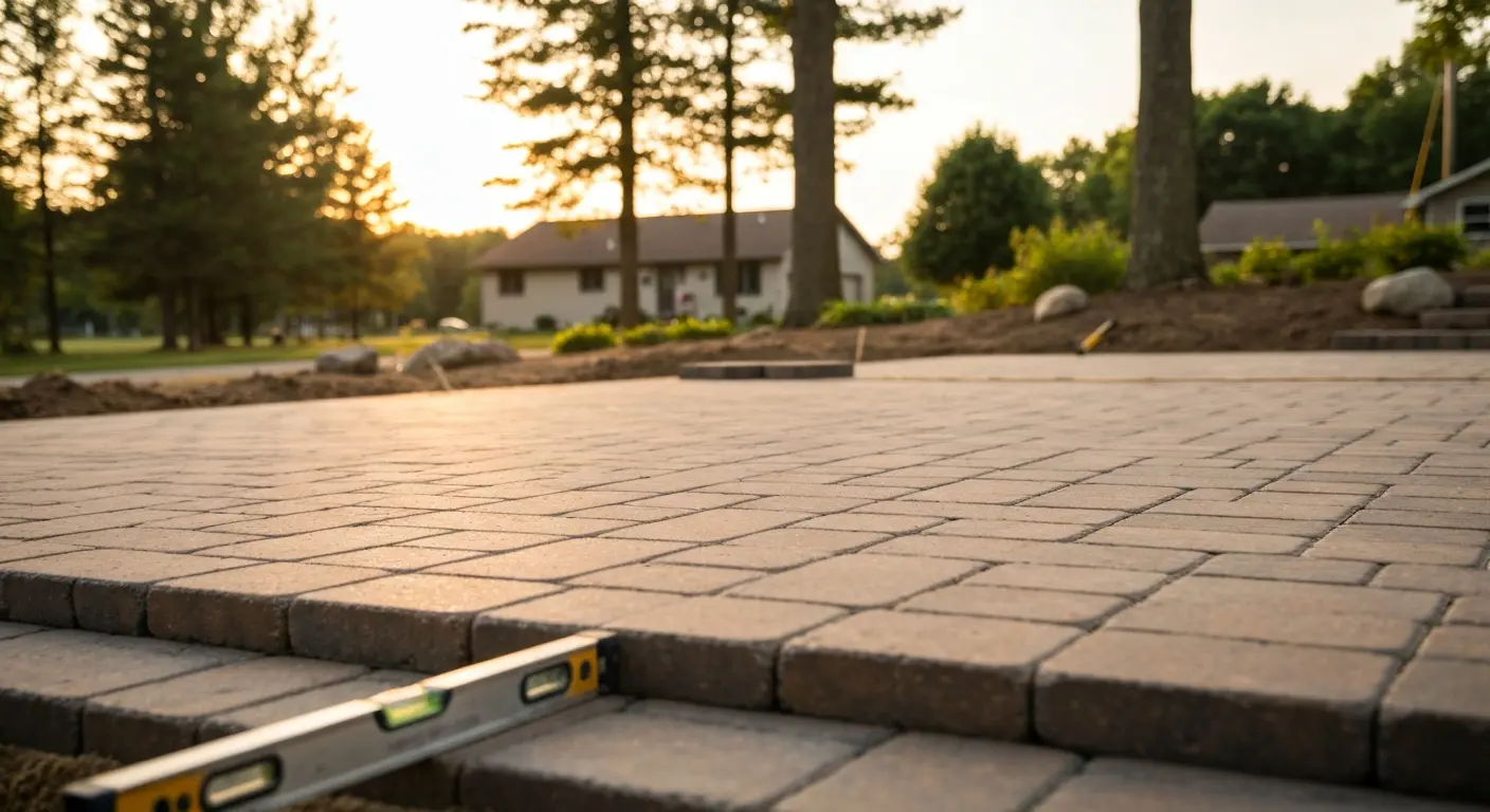 Paver patio project