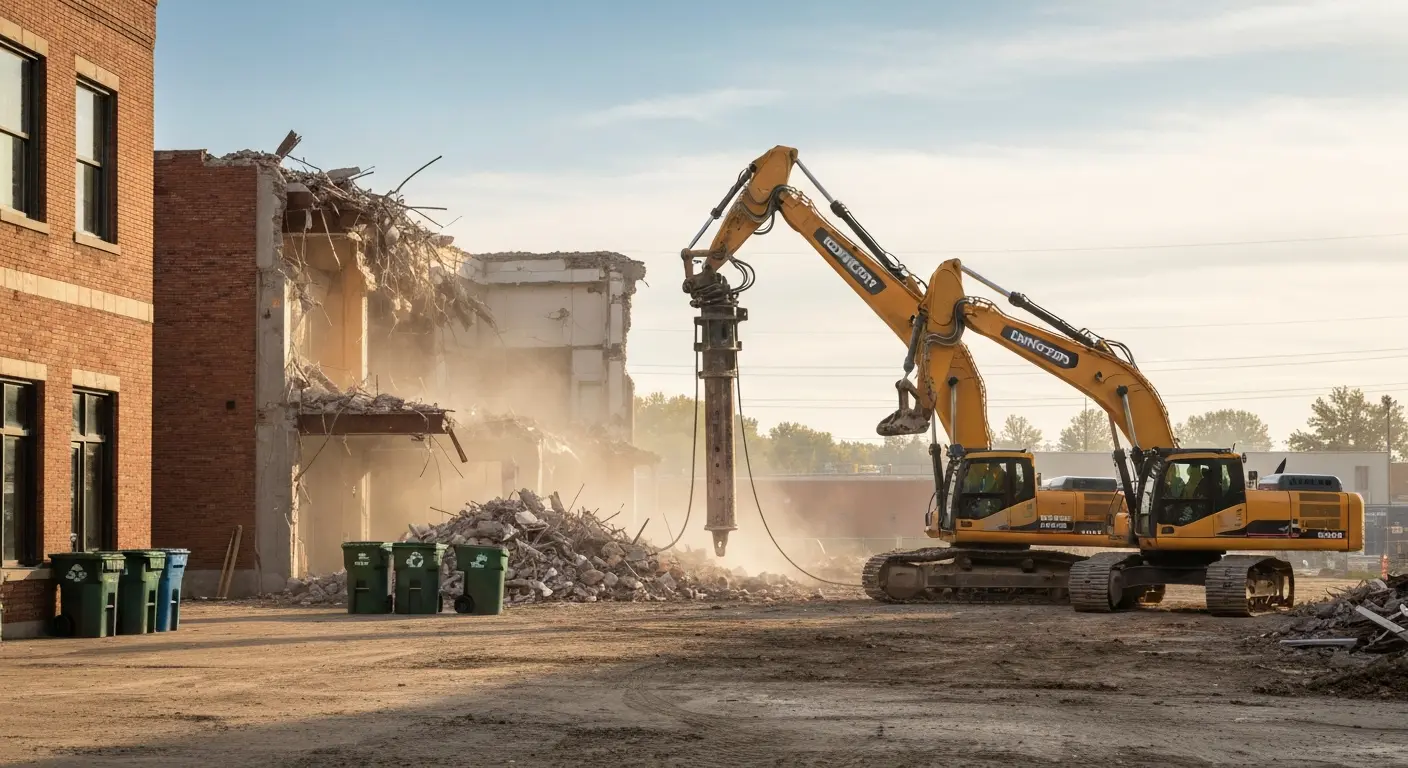 Building demolition project