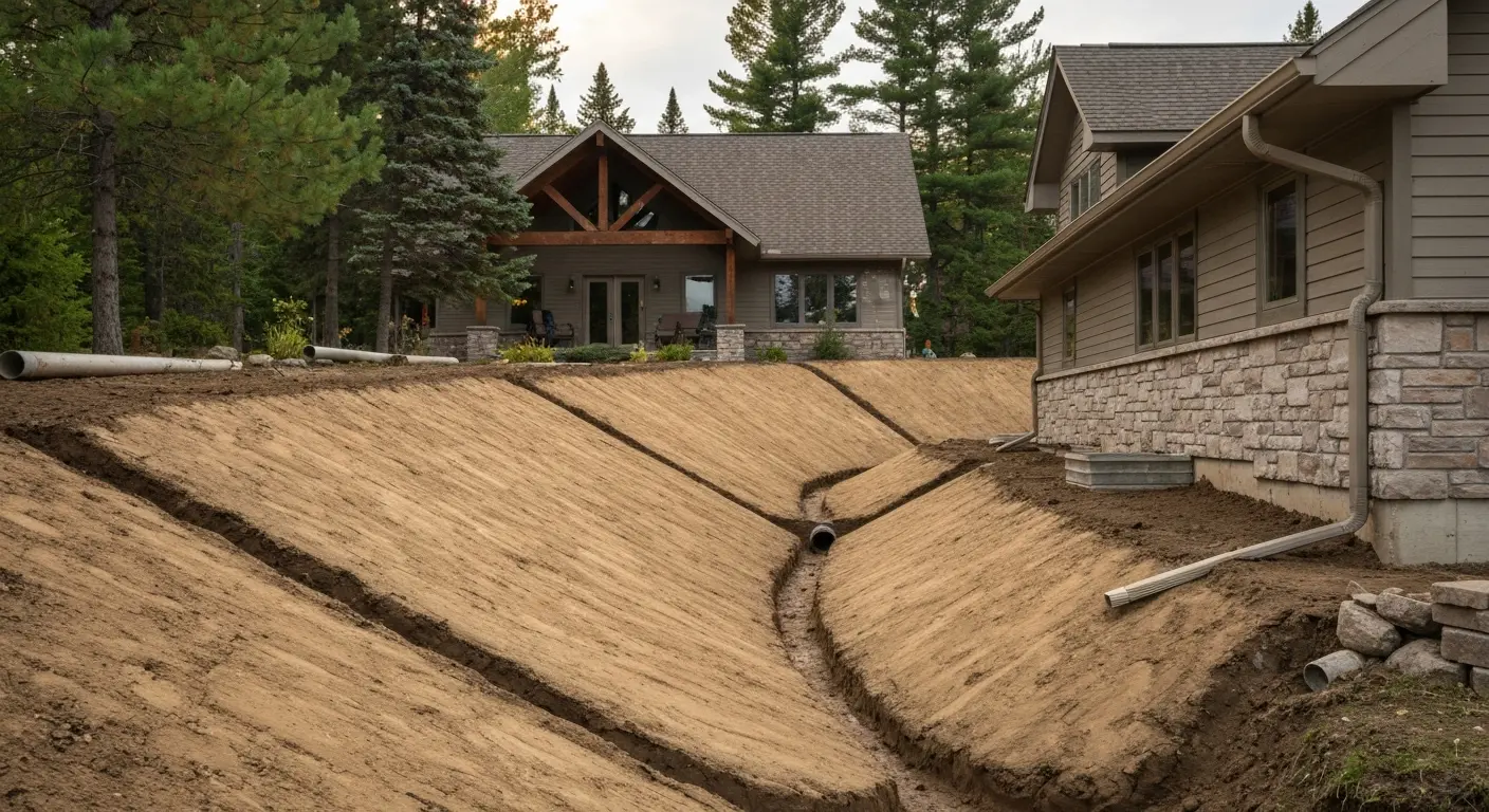 Drainage system installation