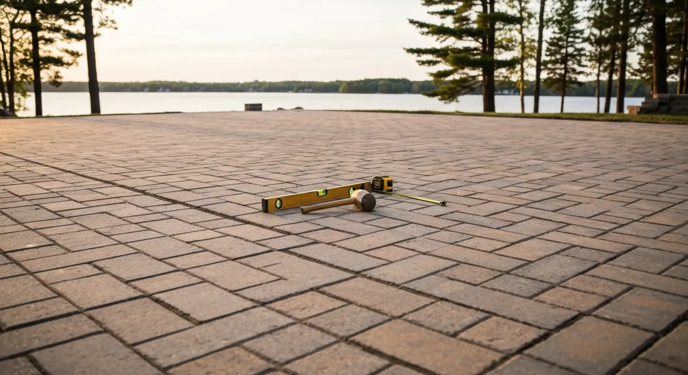 Paver patio project