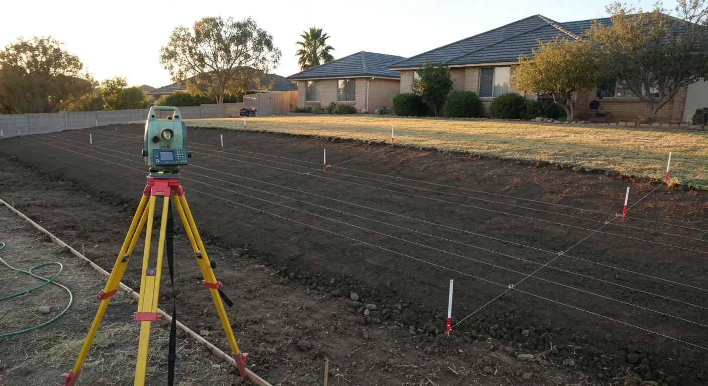 Site grading work