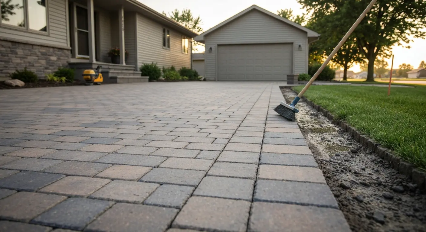 Paver driveway