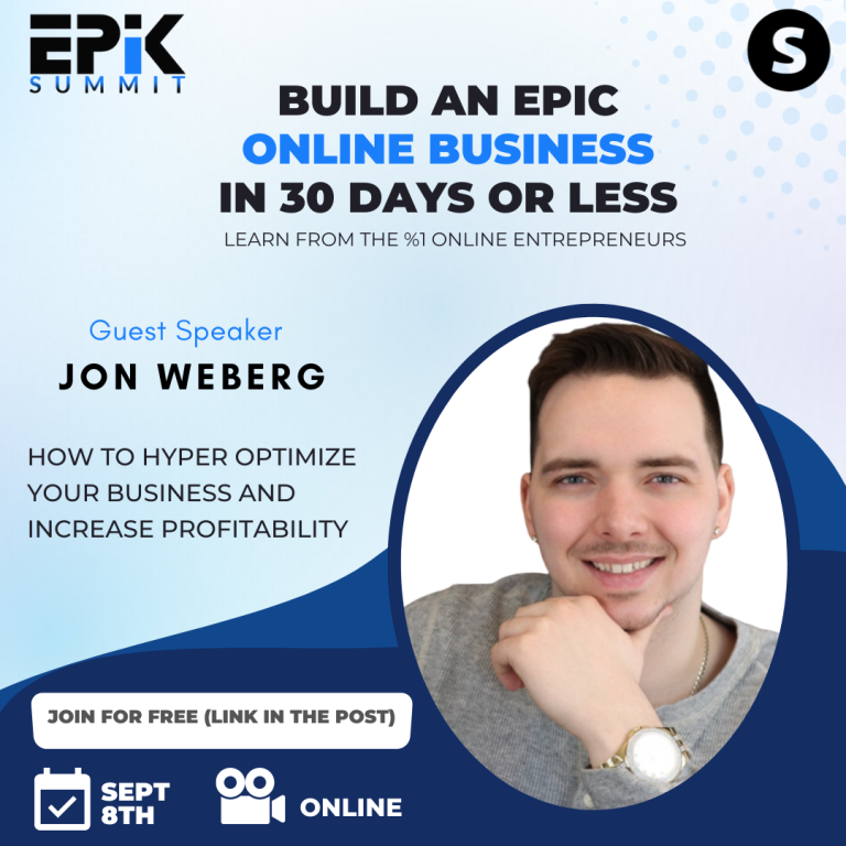Jon Weberg speaking at EPIK Summit
