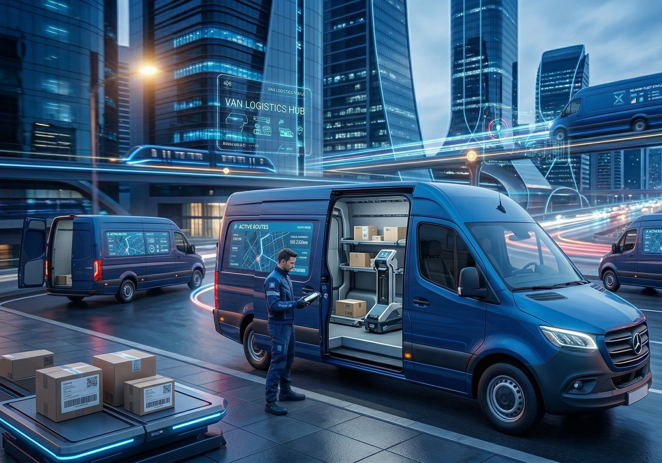 Same-day delivery operations hub