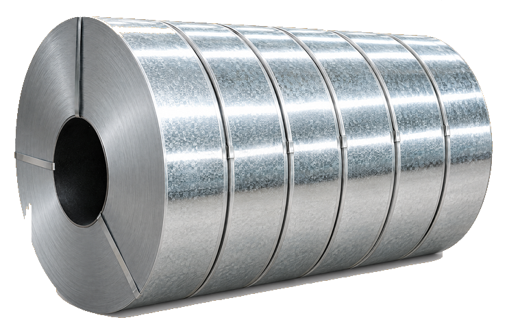 Slit galvanized steel coil