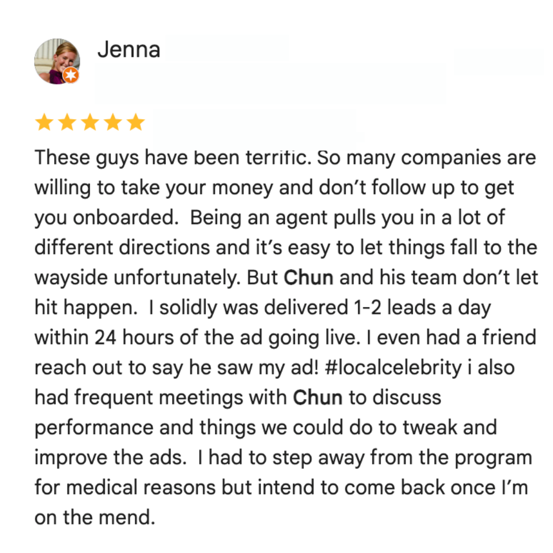Client review — Jenna