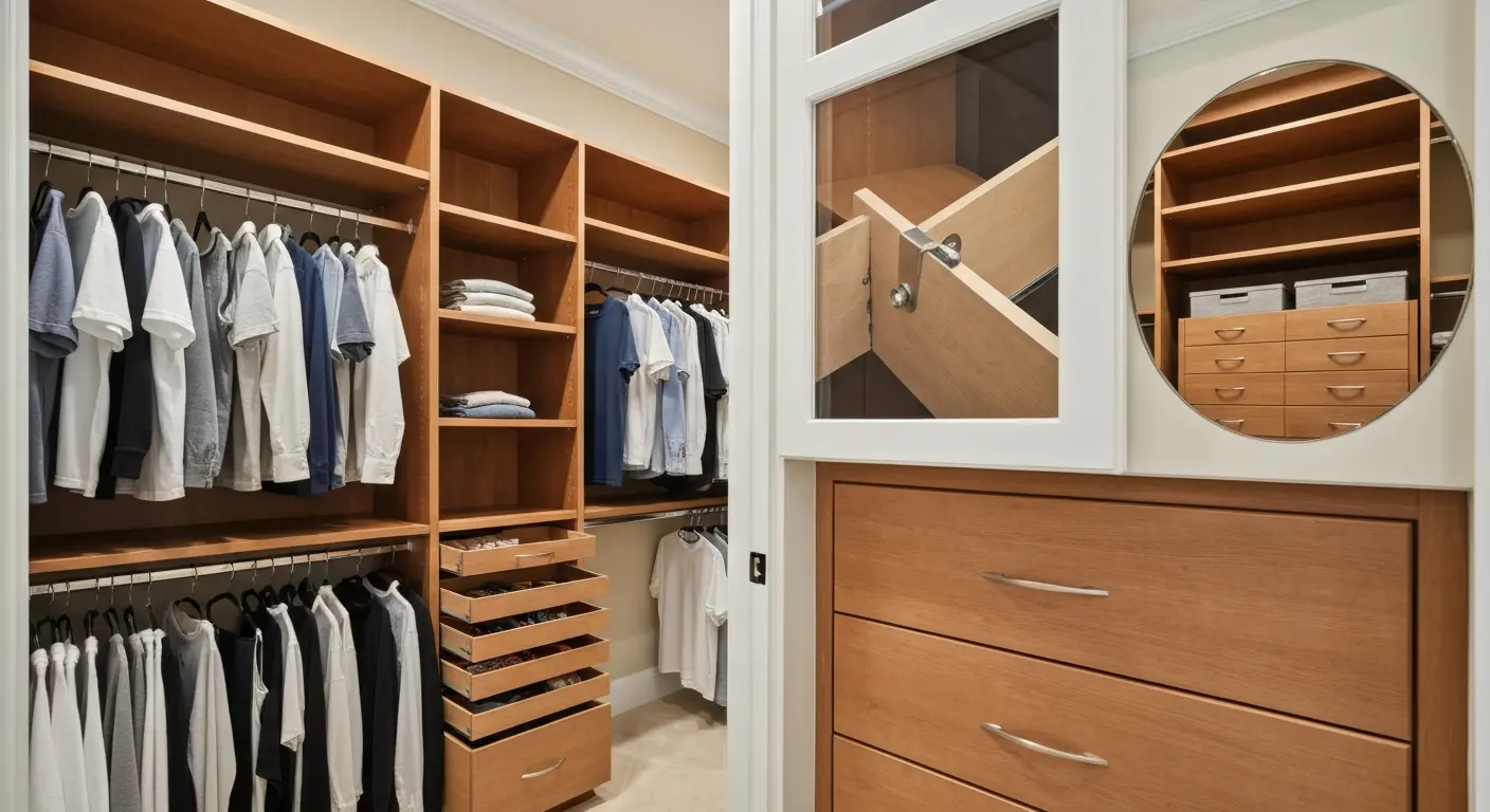Custom closet organization system