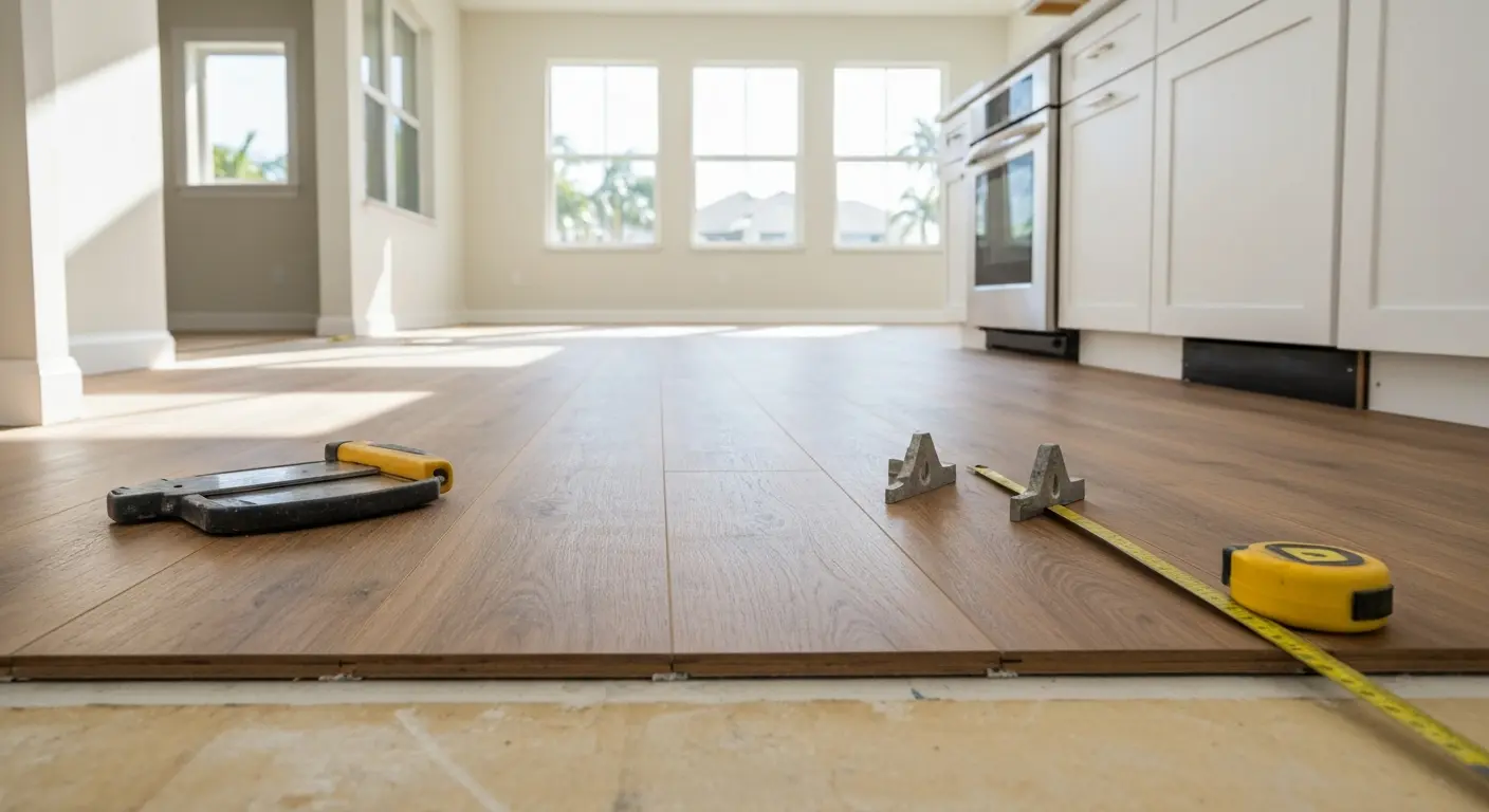 Vinyl flooring installation