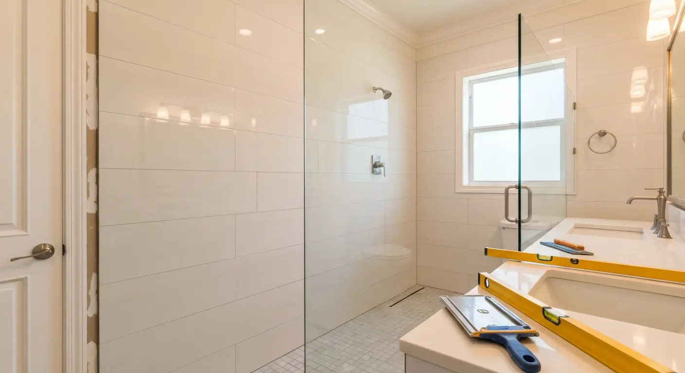 Bathroom tile project