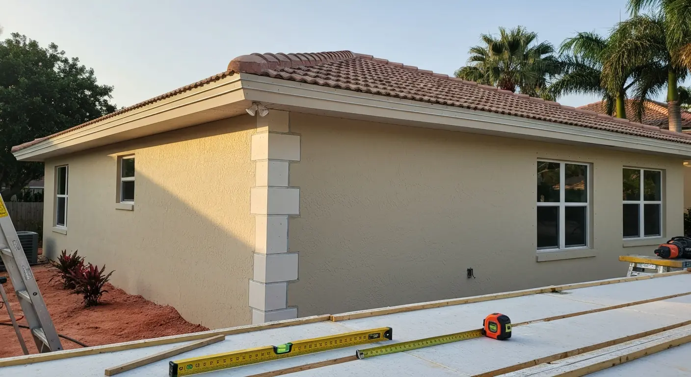 Home addition in Coral Springs