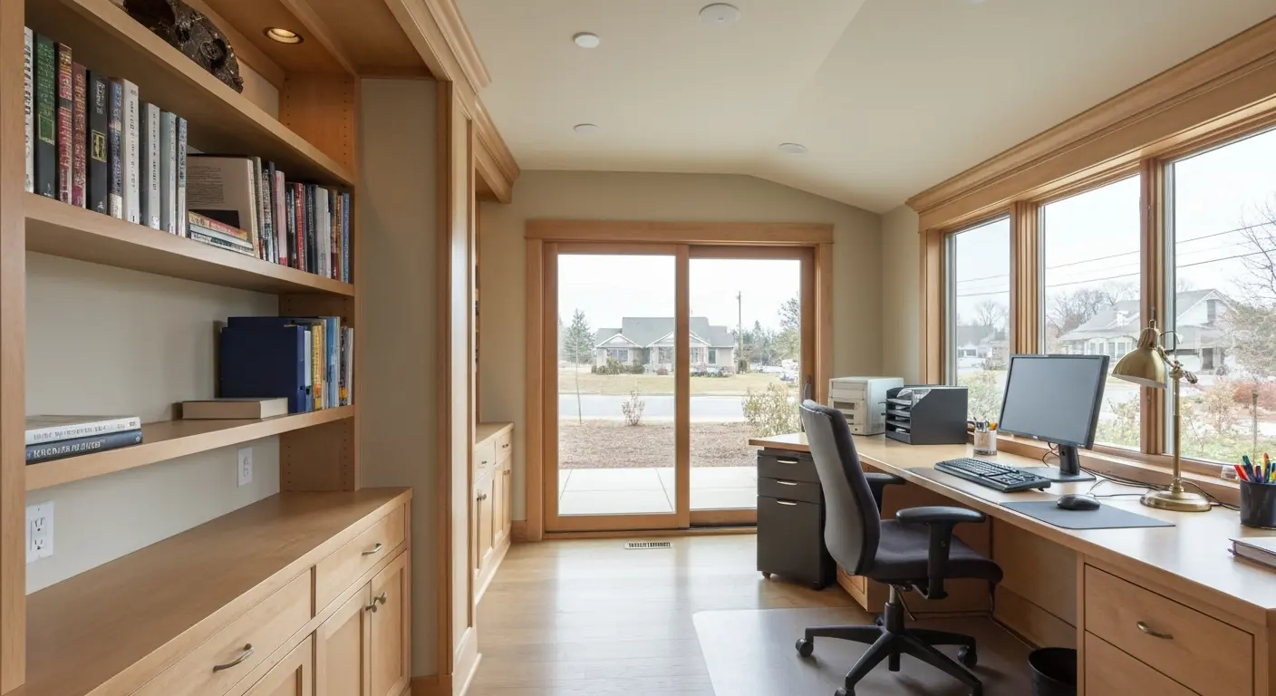 Home office addition project