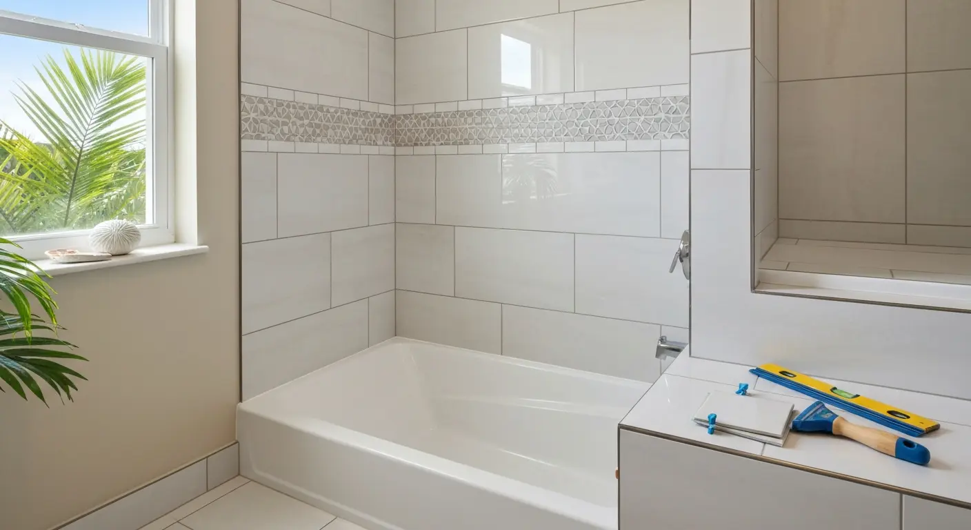 Shower tub combination